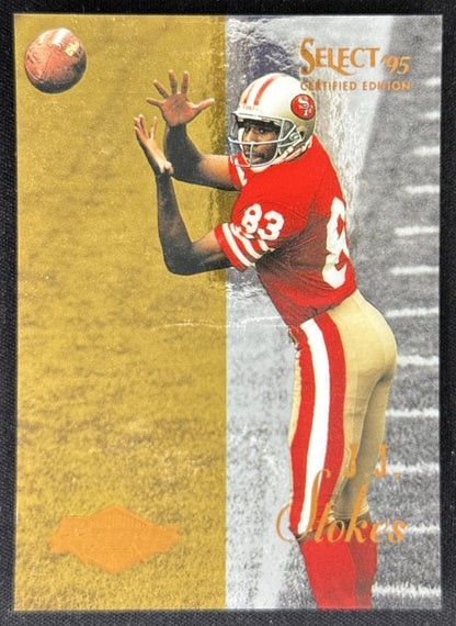 J.J. Stokes 1995 Pinnacle Select Certified Mirror 49ers