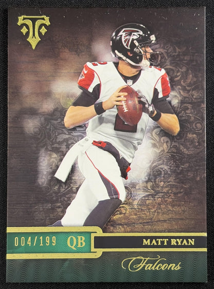 Matt Ryan 2014 Topps Triple Threads Emerald /199 Falcons