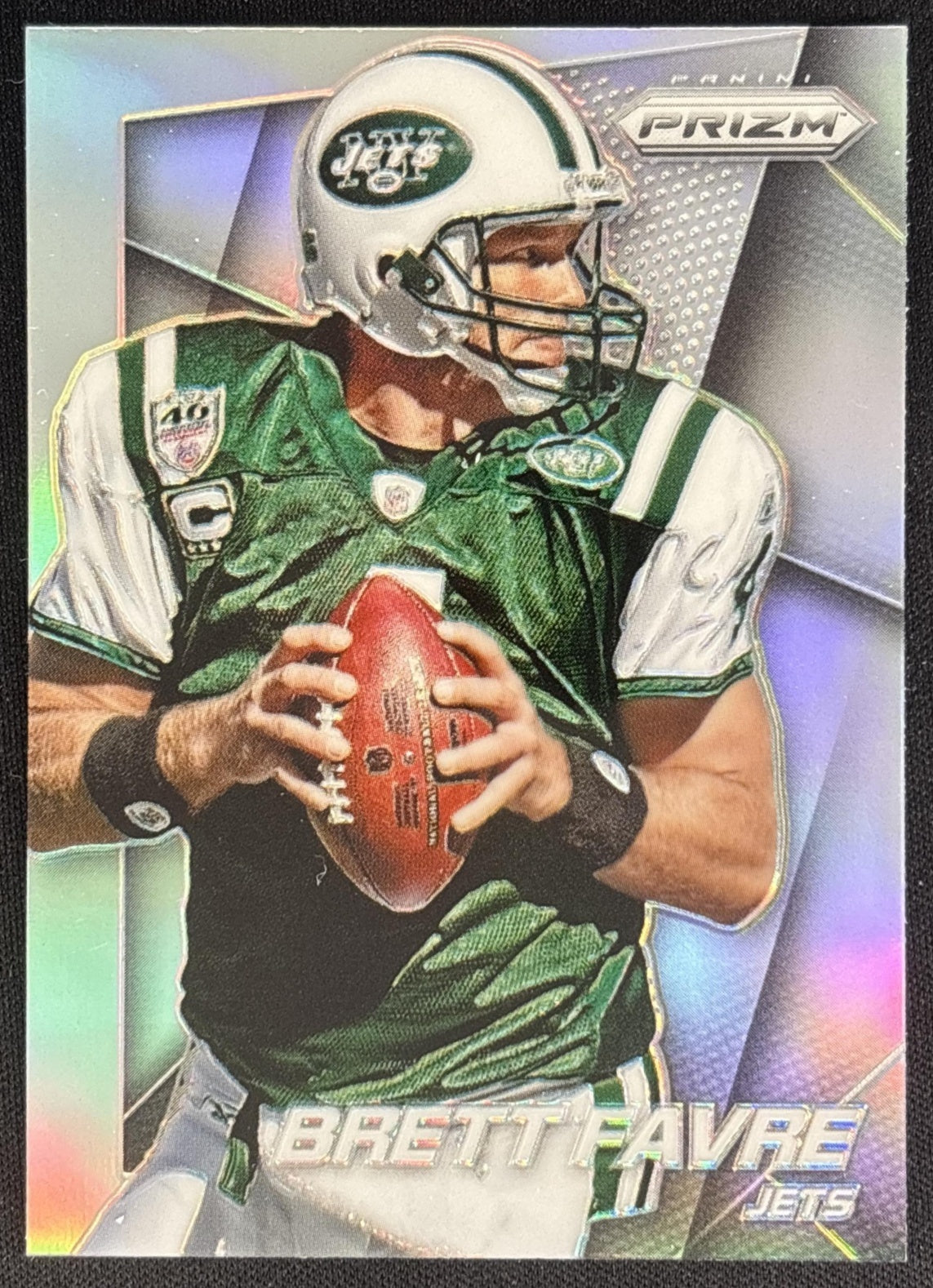Brett Favre 2014 Panini Prizm Prizms Silver Jets Sports Trading Card