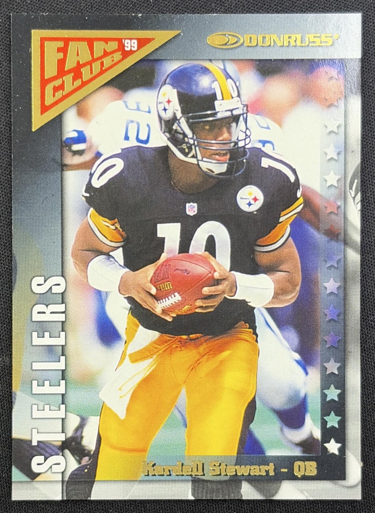 Kordell Stewart 1999 Donruss Fan Club Gold /5000 Steelers Pittsburgh Steelers