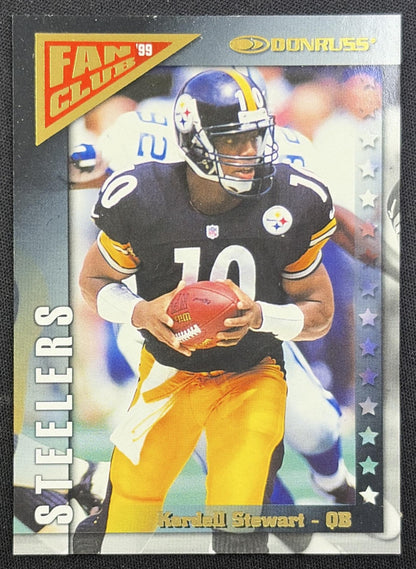 Kordell Stewart 1999 Donruss Fan Club Gold /5000 Steelers Pittsburgh Steelers