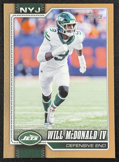 Will McDonald IV 2026 Topps Gold /2026 Jets