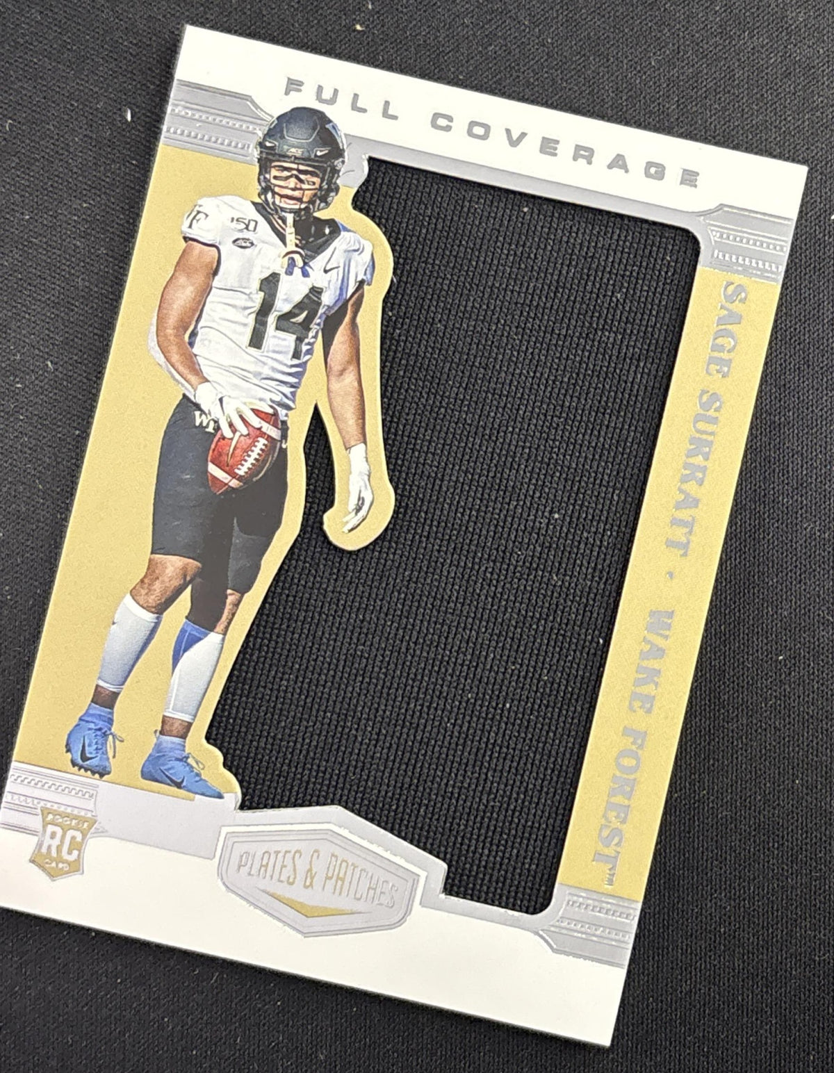 Sage Surratt 2021 Panini Chronicles Draft Picks Plates and Patches Full Coverage