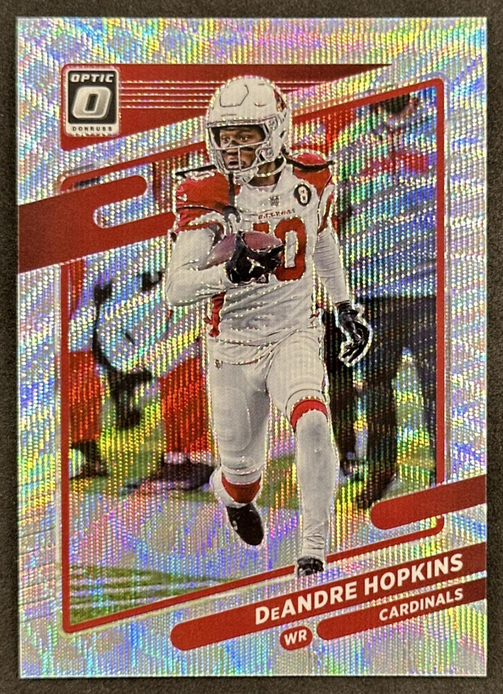 DeAndre Hopkins 2021 Panini Donruss Optic Wave /299 Cardinals front