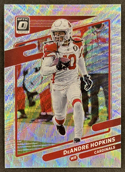 DeAndre Hopkins 2021 Panini Donruss Optic Wave /299 Cardinals front
