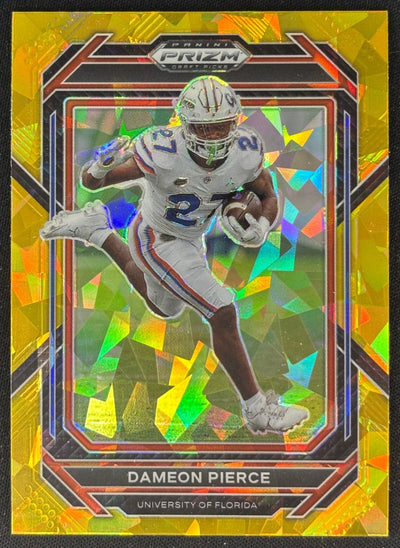 Dameon Pierce 2023 Panini Prizm Draft Picks Prizms Gold Ice Gators Texans Sports Trading Cards