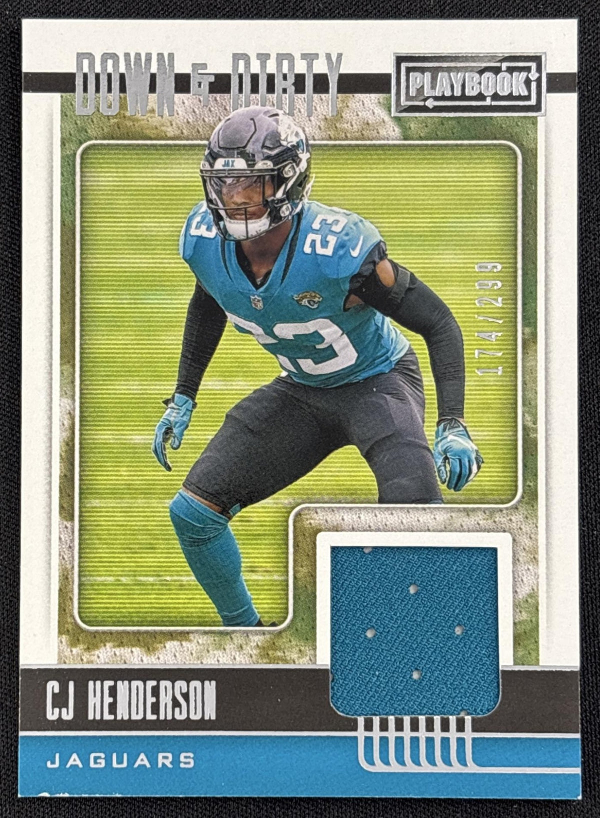 CJ Henderson 2021 Panini Playbook Down and Dirty /299 Jaguars