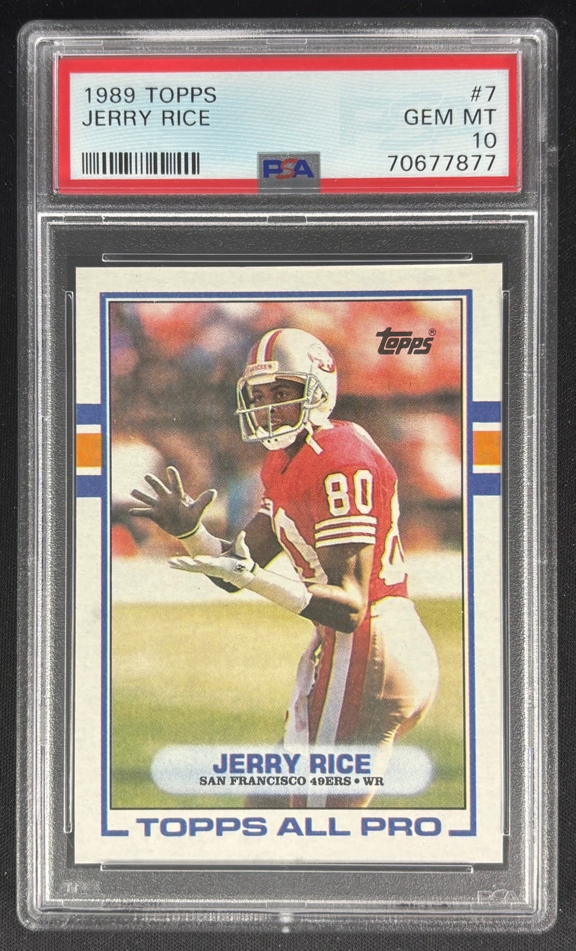 Jerry Rice 1989 PSA 10 49ers