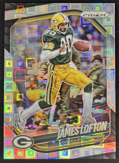 James Lofton 2025 Panini Prizm Pandora /400 Packers front