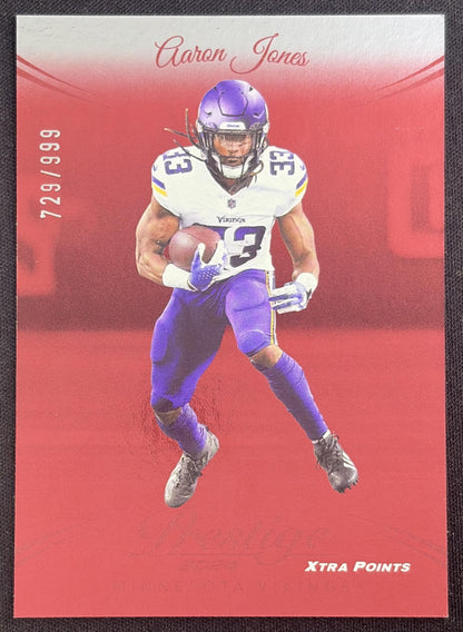Aaron Jones 2024 Panini Prestige Red Xtra Points /999 Vikings