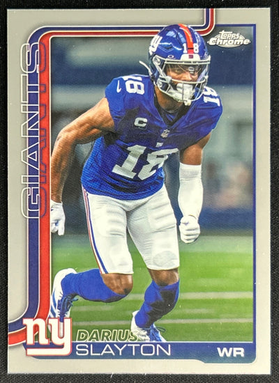 Darius Slayton 2025 Topps Chrome Giants Default Title Sports Trading Cards