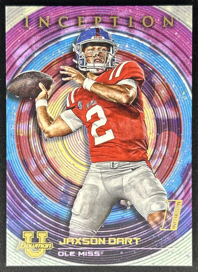 Jaxson Dart 2022 Bowman University Inception Front