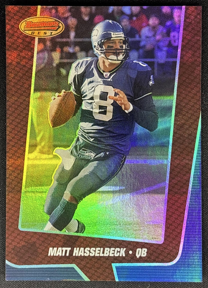 Matt Hasselbeck 2004 Bowman's Best Red /499 Seahawks 2 Sports Trading Cards