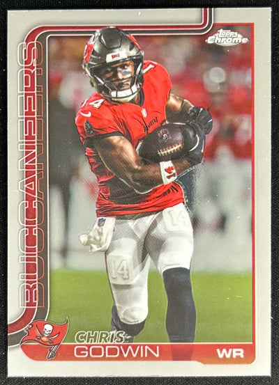 Chris Godwin 2025 Topps Chrome Buccaneers Default Title Sports Trading Cards