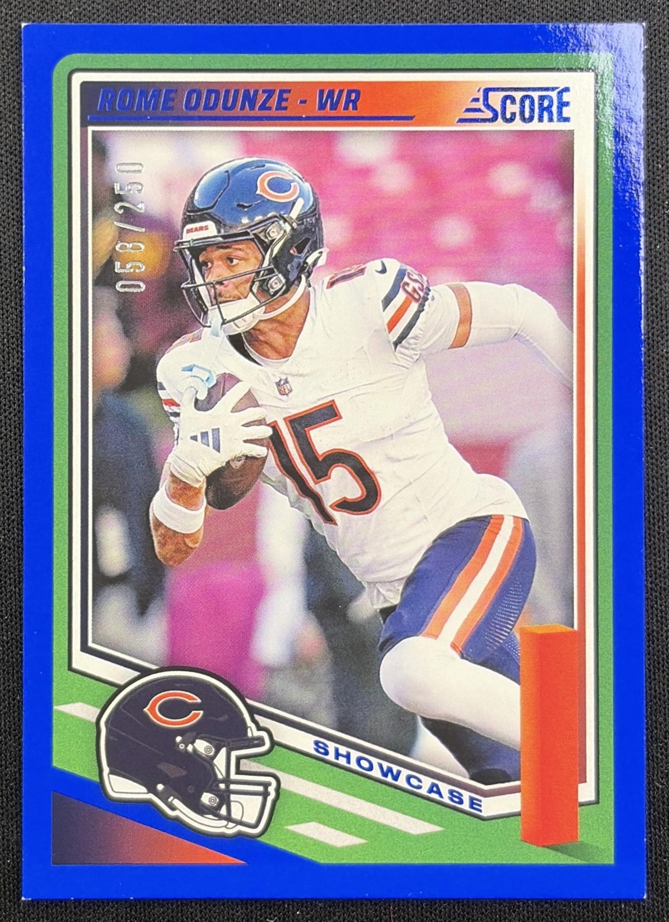Rome Odunze 2025 Panini Score Showcase /250 Bears