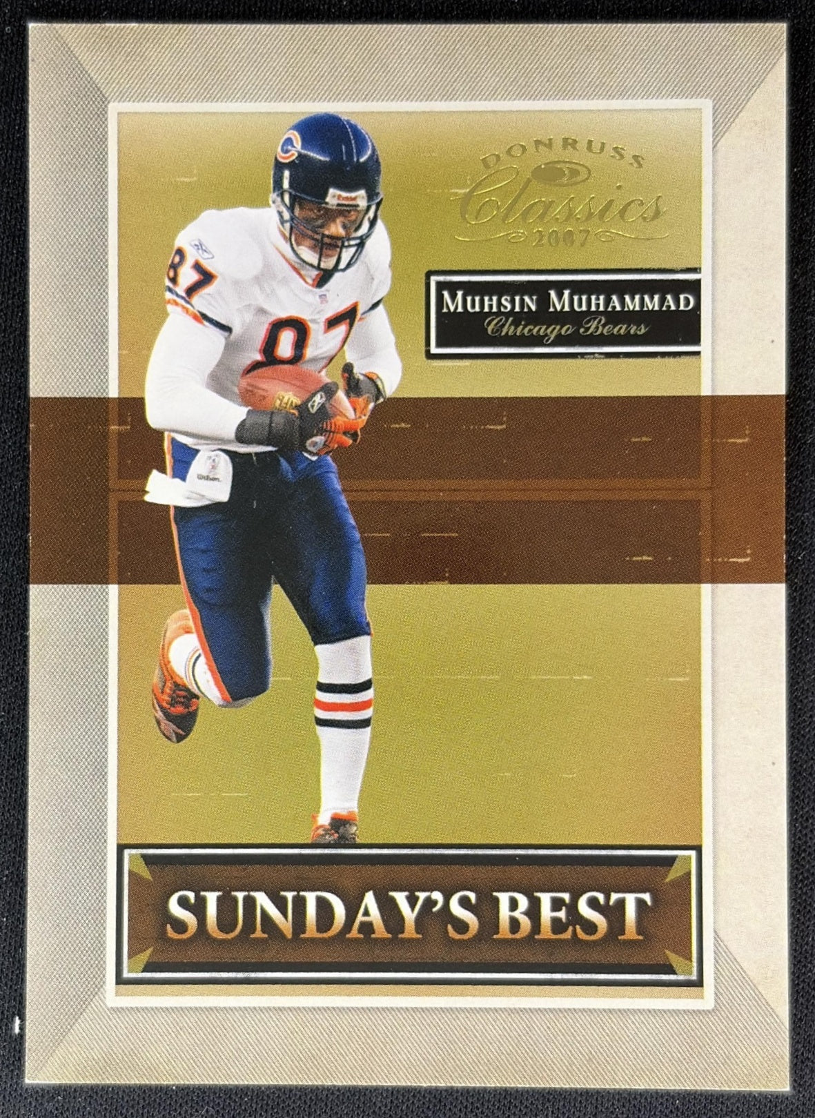 Muhsin Muhammad 2007 Donruss Classics Sunday's Best Bronze /1000 Bears