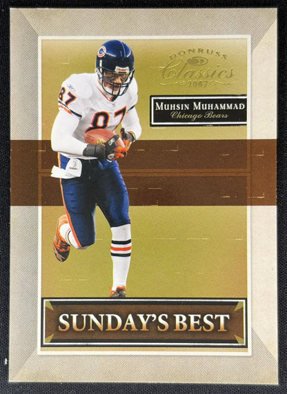 Muhsin Muhammad 2007 Donruss Classics Sunday's Best Bronze /1000 Bears