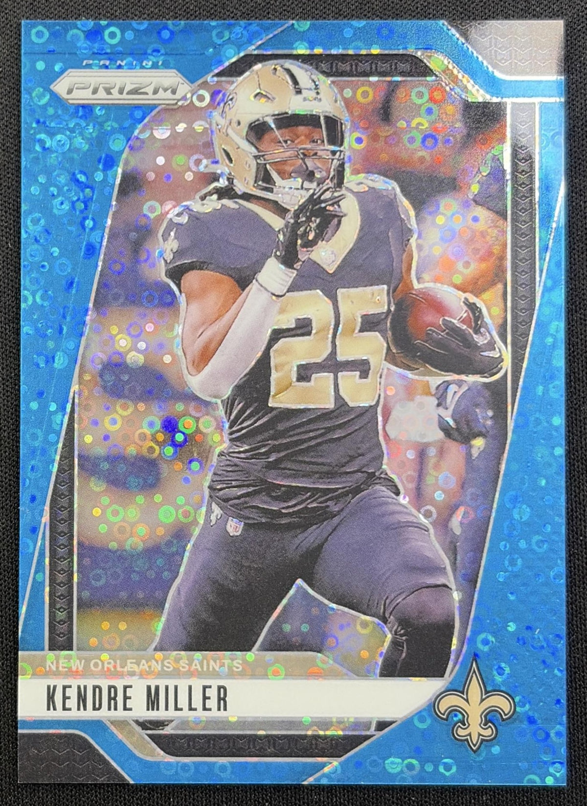 Kendre Miller 2024 Panini Prizm No Huddle Blue /99 Saints