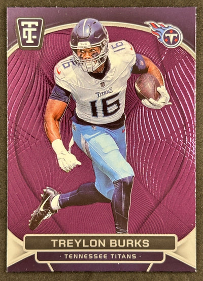 Treylon Burks 2024 Panini Totally Certified Maroon Titans Sports Trading Cards