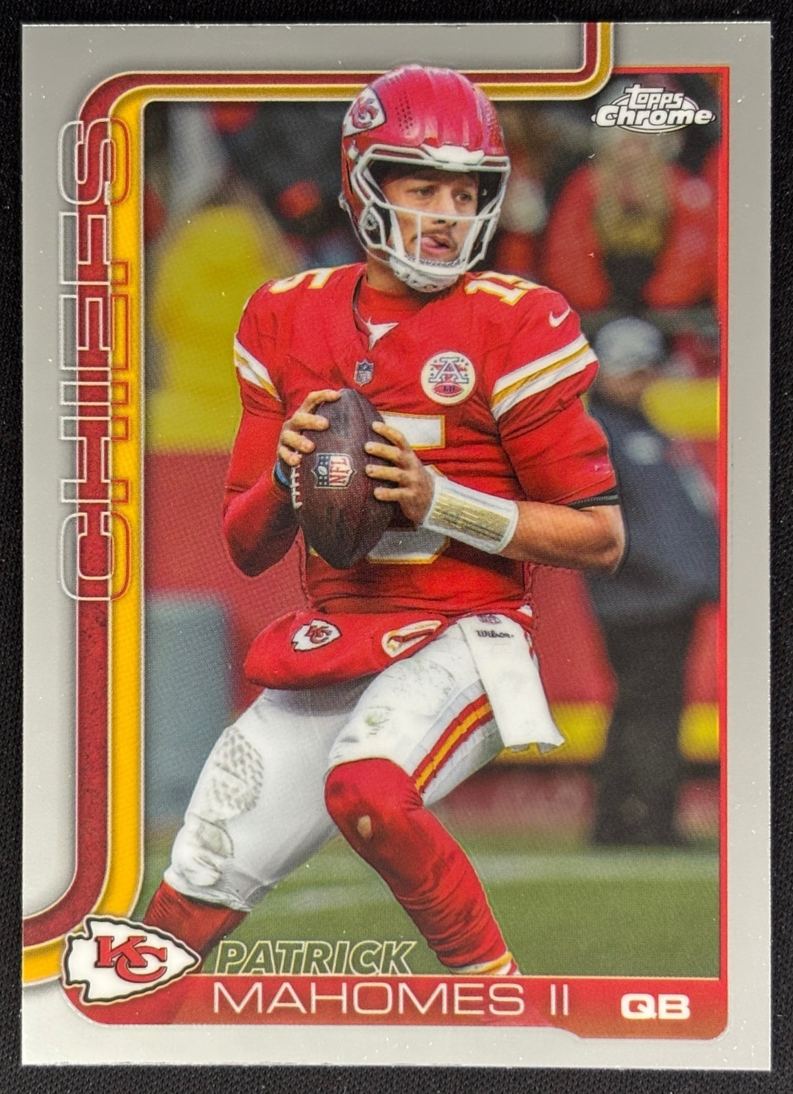 Patrick Mahomes II 2025 Chrome Chiefs Sports Trading Cards