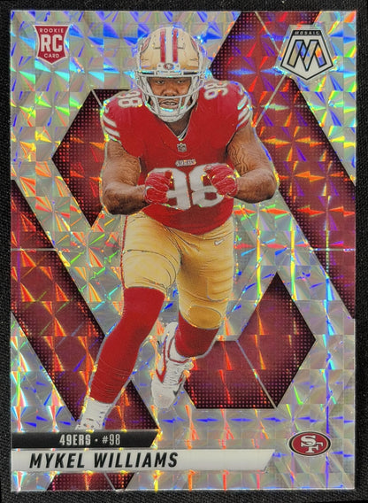 Mykel Williams 2025 Panini Mosaic Rookies Mosaic Prizm 49ers