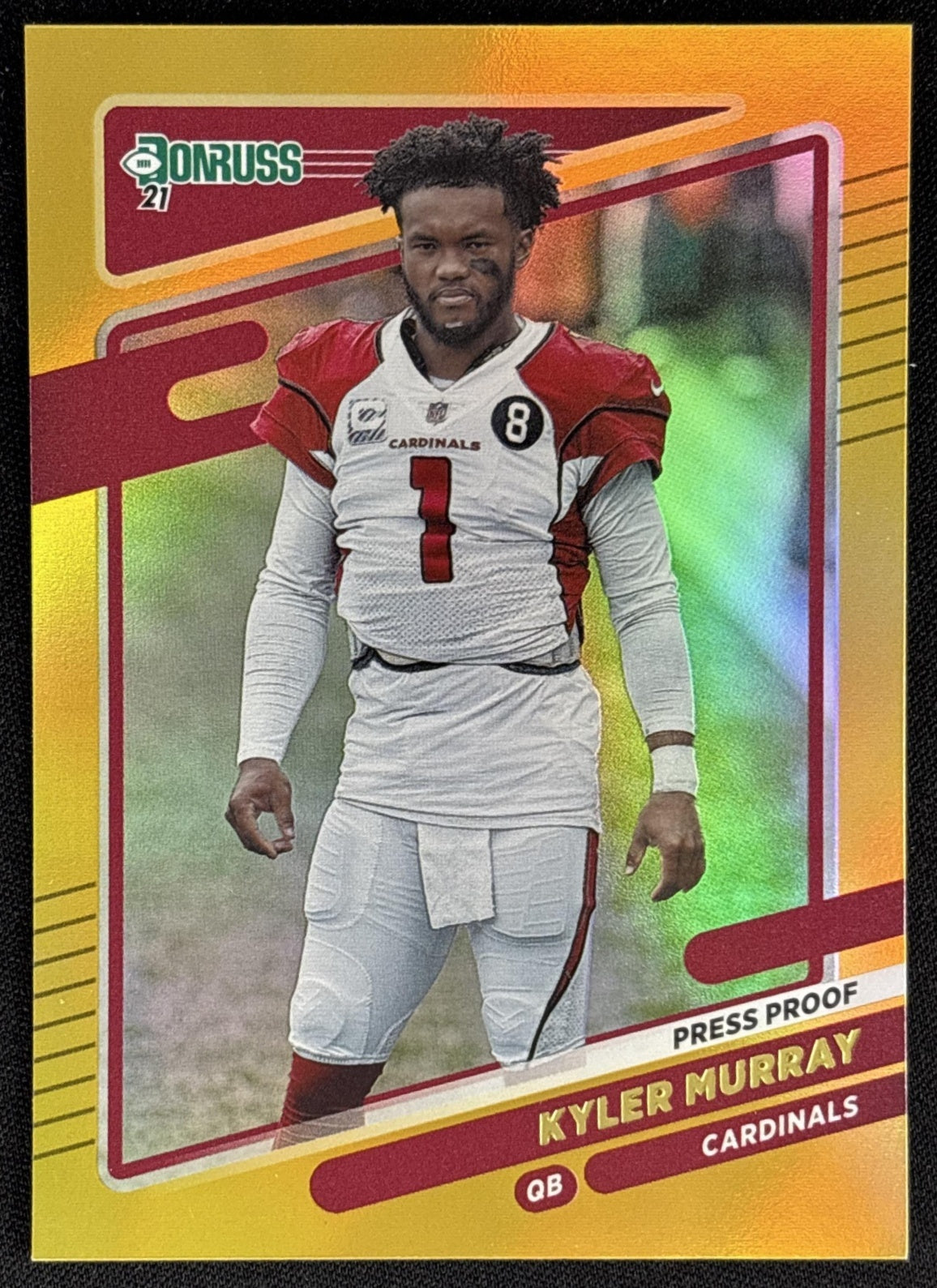 Kyler Murray 2021 Panini Donruss Press Proof Premium Cardinals