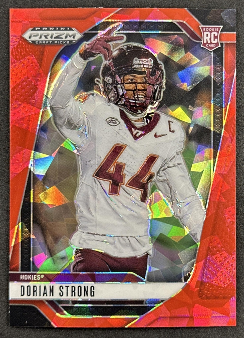 Dorian Strong 2025 Panini Prizm Draft Picks Red Ice Hokies Bills - Front
