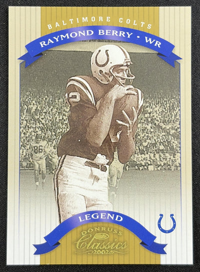 Raymond Berry 2002 Donruss Classics /1000 Sports Trading Card