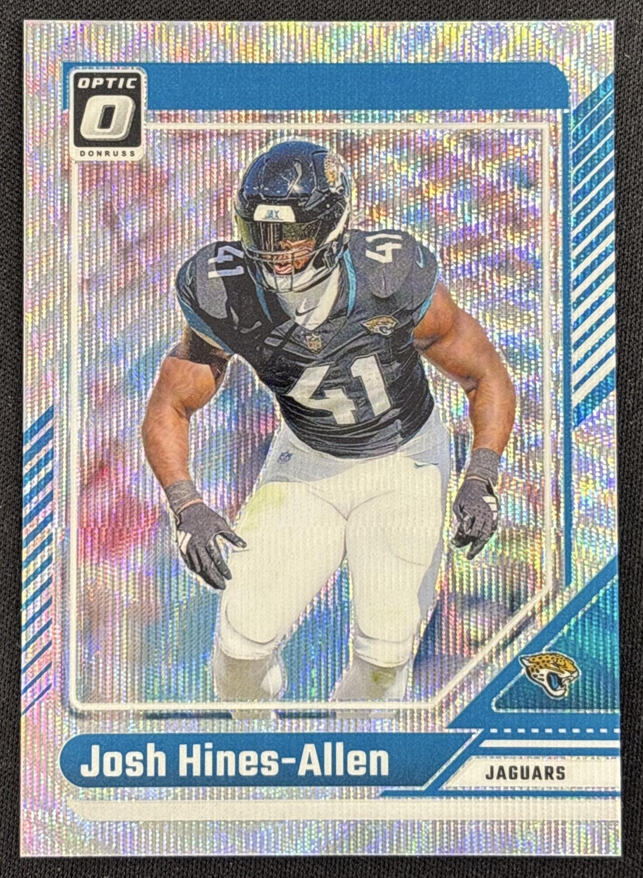 Josh Hines-Allen 2024 Panini Donruss Optic Wave /300 Jaguars