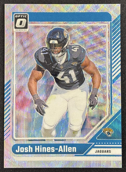 Josh Hines-Allen 2024 Panini Donruss Optic Wave /300 Jaguars