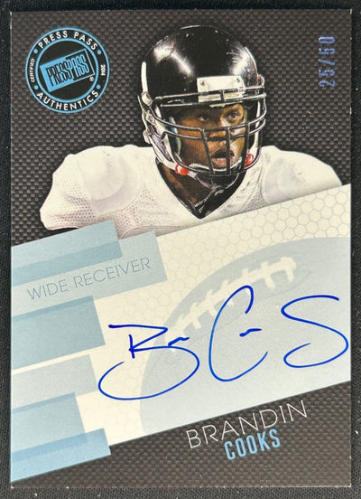 Brandin Cooks 2014 Auto Blue /50