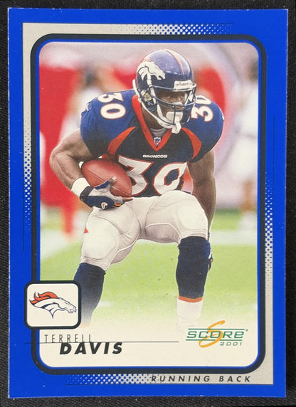 Terrell Davis 2001 Score Select Broncos
