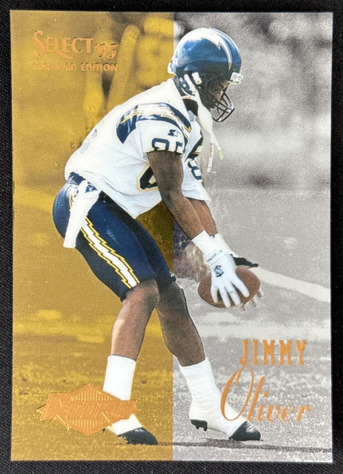 Jimmy Oliver 1995 Pinnacle Select Certified Chargers Sports Trading Card