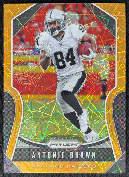 Antonio Brown 2019 Prizm Lazer Raiders
