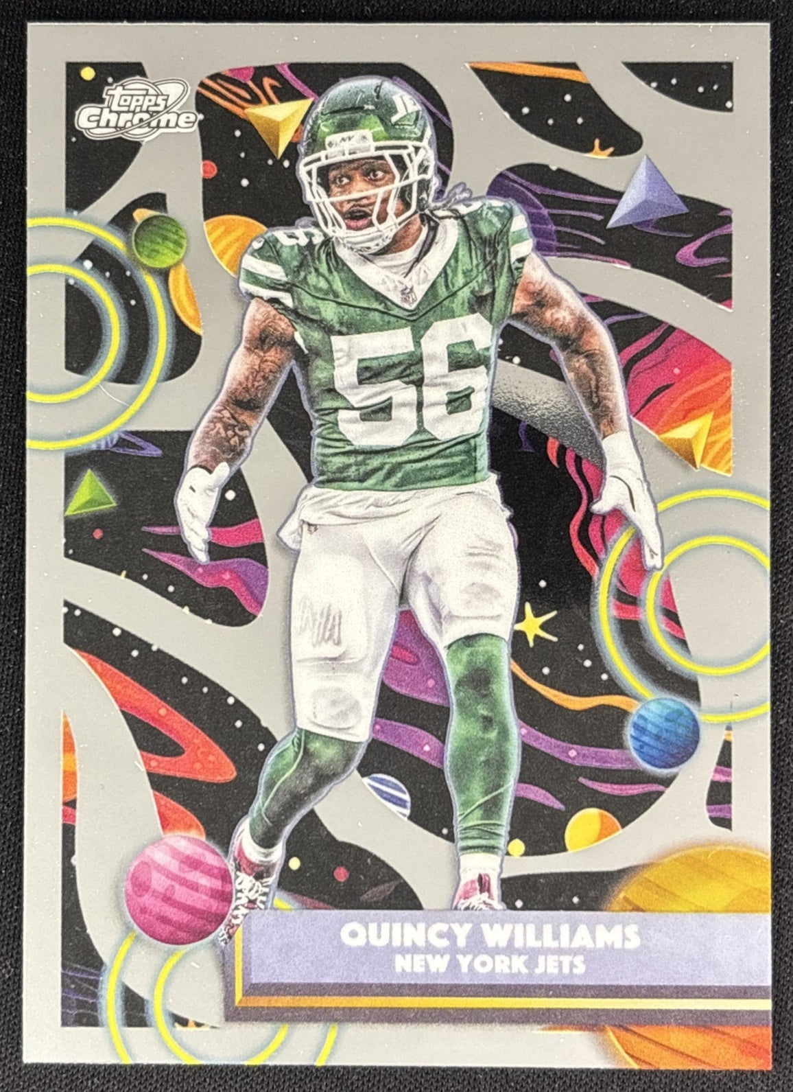 Quincy Williams 2025 Topps Cosmic Chrome Jets front