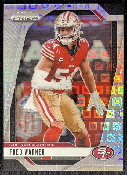 Fred Warner 2024 Panini Prizm Pandora /400 49ers Sports Trading Card