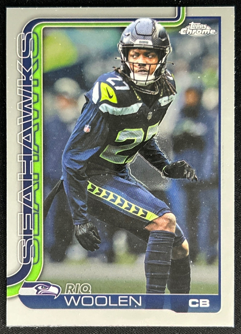 Riq Woolen 2025 Topps Chrome Seahawks