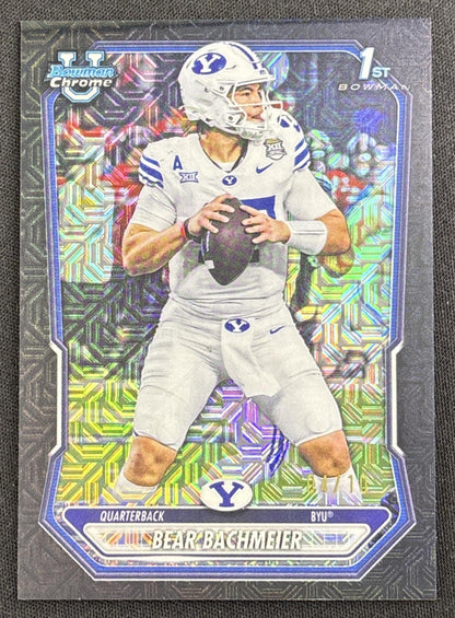 Bear Bachmeier 2026 Bowman Chrome Prospects Black Mojo Refractor /10 Cougars