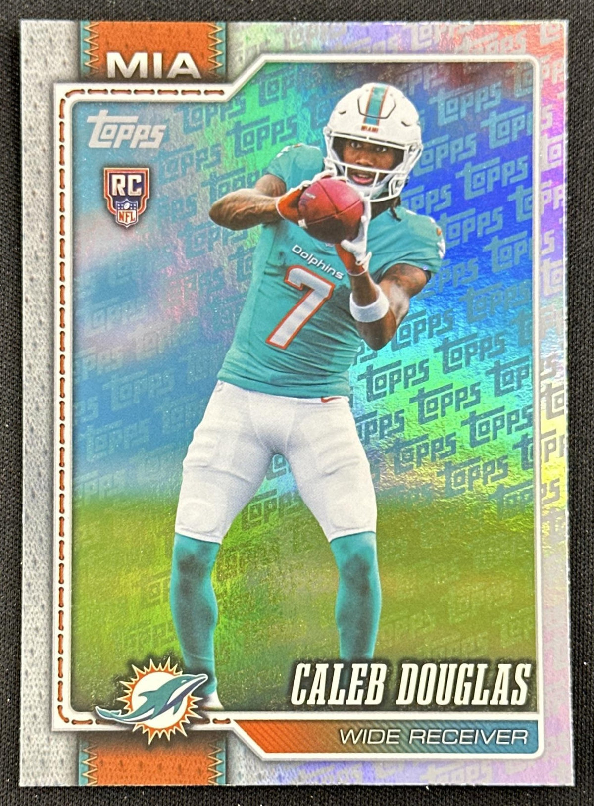 Caleb Douglas 2026 Topps Flagship Fanatics Foil Dolphins