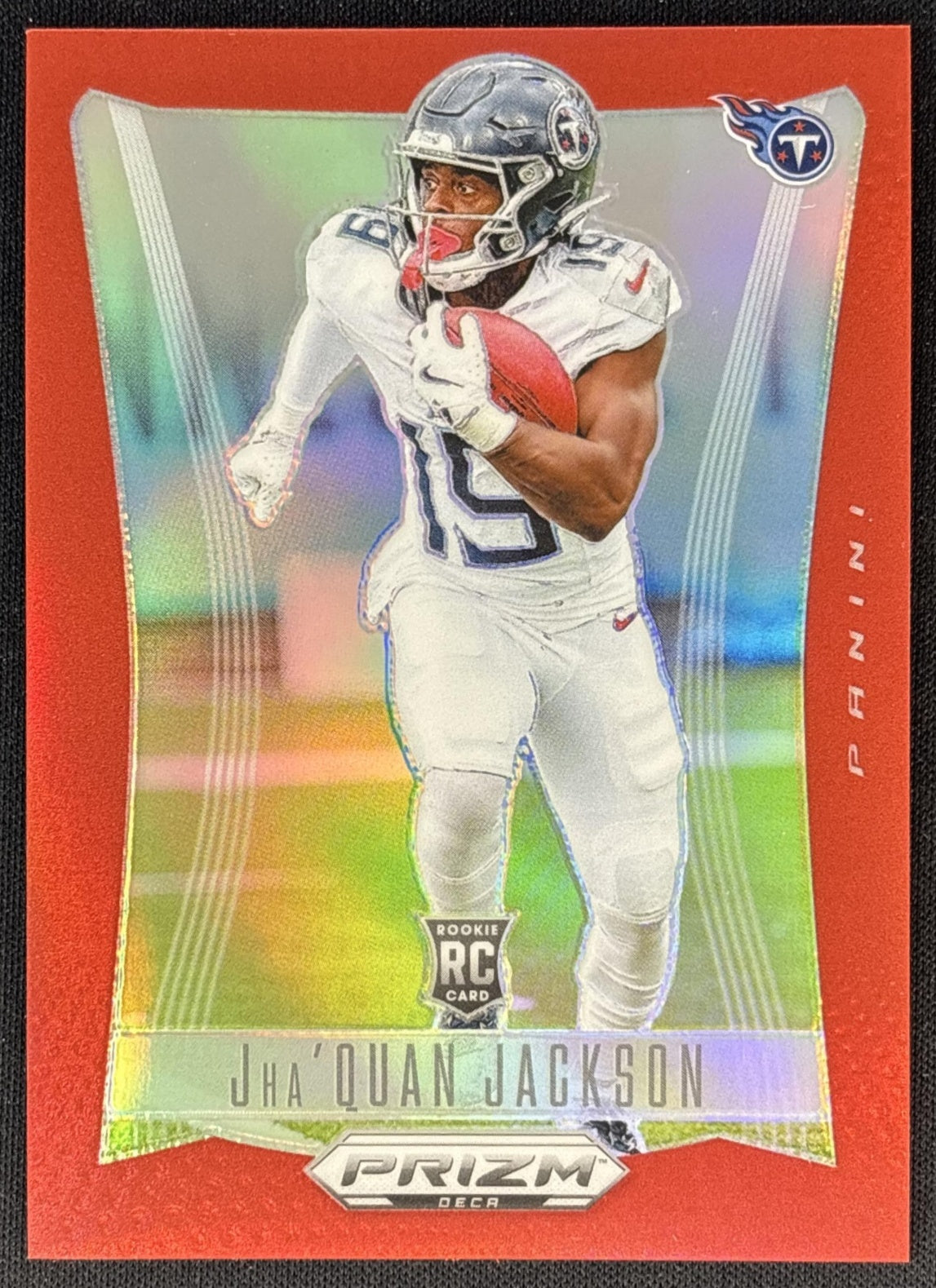 Jha Quan Jackson 2024 Panini Prizm Deca Red /199 Titans Sports Trading Cards