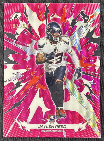 Jaylen Reed 2025 Topps Resurgence Magenta Surge Refractor /299 Texans Sports Trading Card