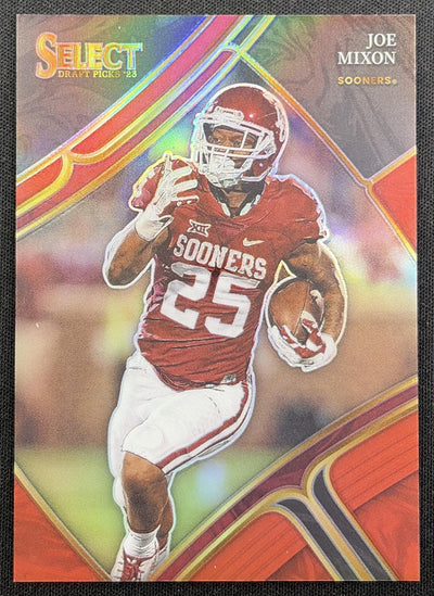 Joe Mixon 2023 Panini Select Draft Picks Red Prizm /149 Sooners
