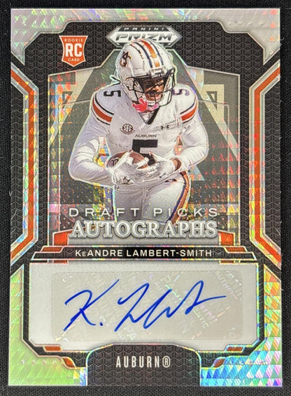 KeAndre Lambert-Smith 2025 Panini Prizm Draft Picks Auto Hyper Tigers Front