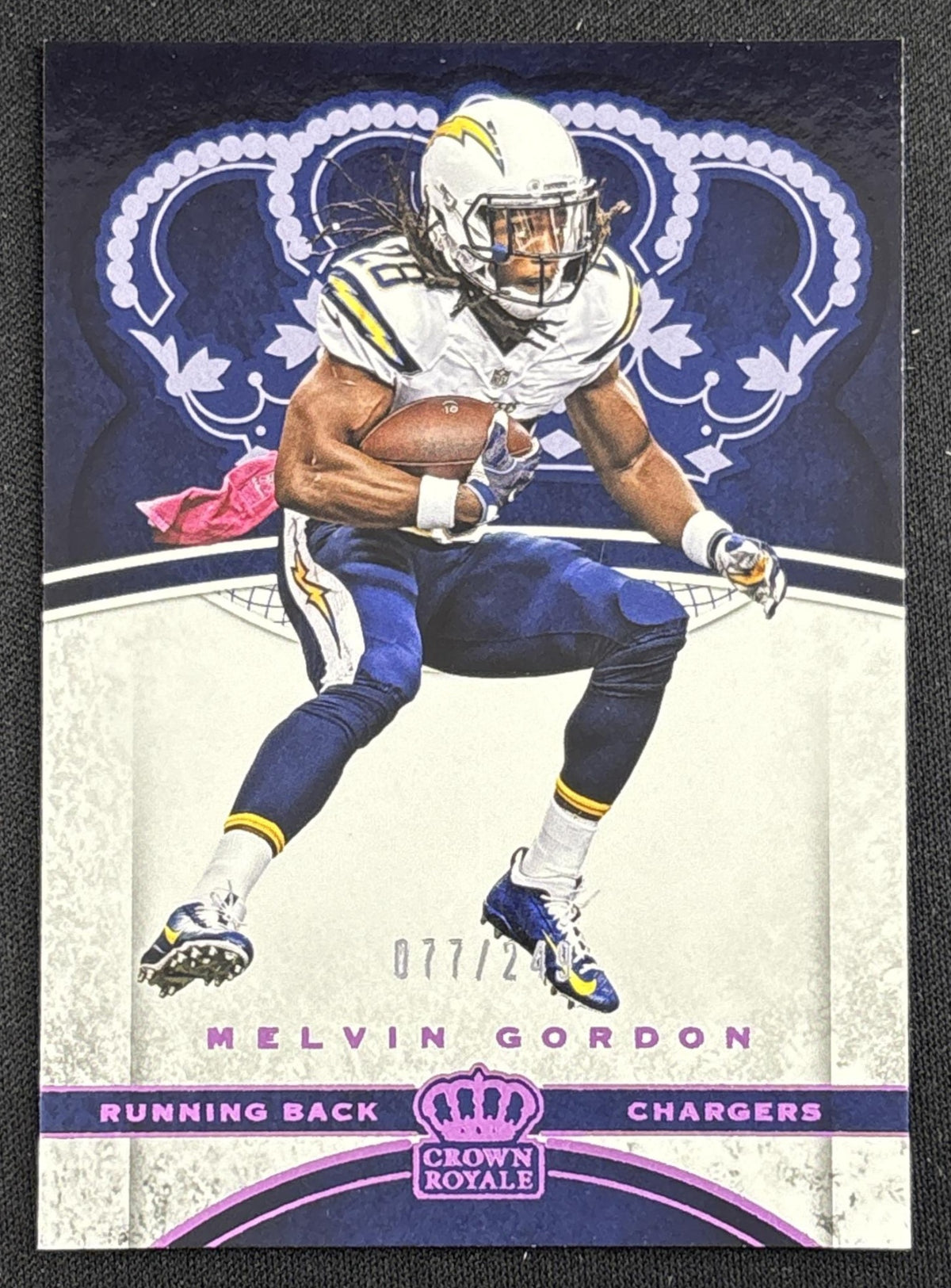 Melvin Gordon 2017 Panini Crown Royale Pink /249 Chargers