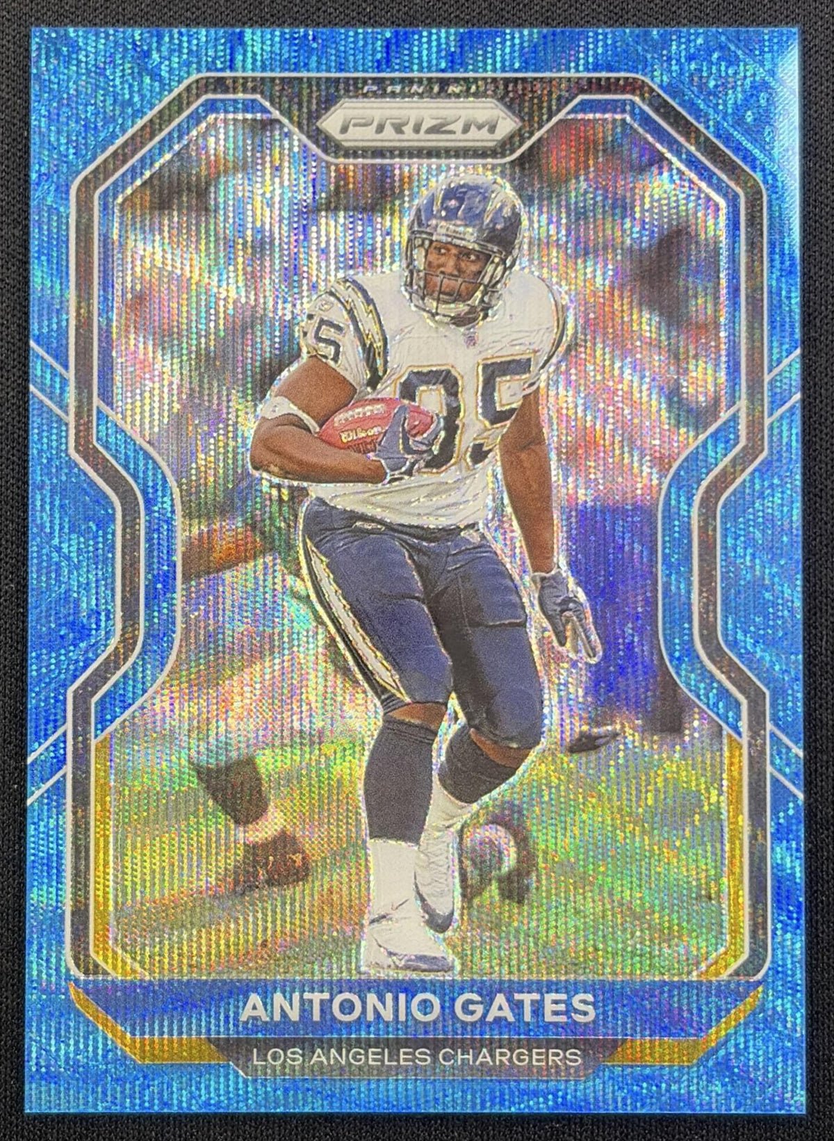 Antonio Gates 2020 Panini Prizm Blue Wave /199 Chargers