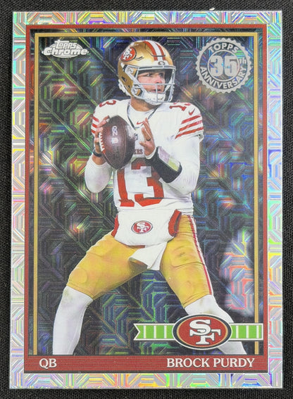 Brock Purdy 2026 Topps 1991 Chrome Mojo Refractor 49ers