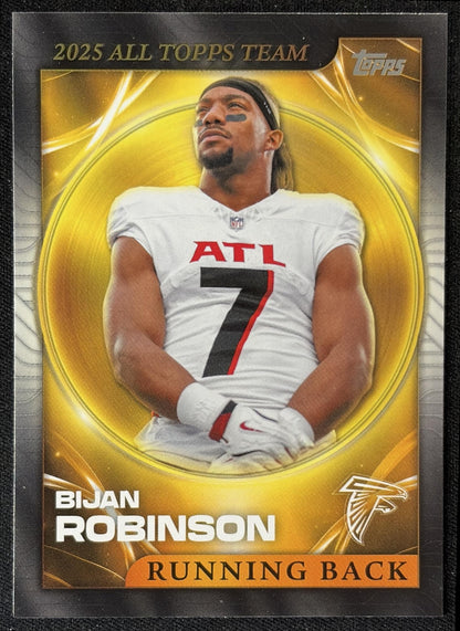 Bijan Robinson 2026 Topps 2025 All-Topps Team Falcons front