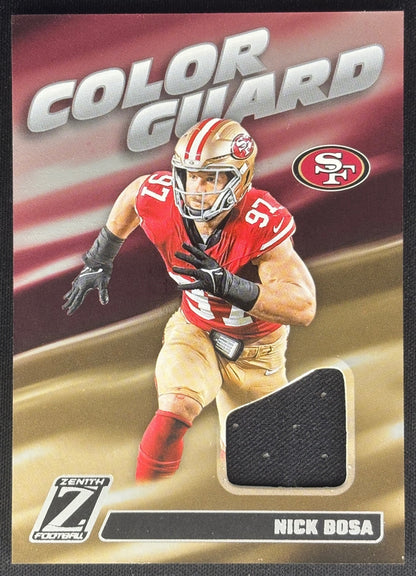 Nick Bosa 2024 Panini Zenith Color Guard 49ers Default Title Sports Trading Cards