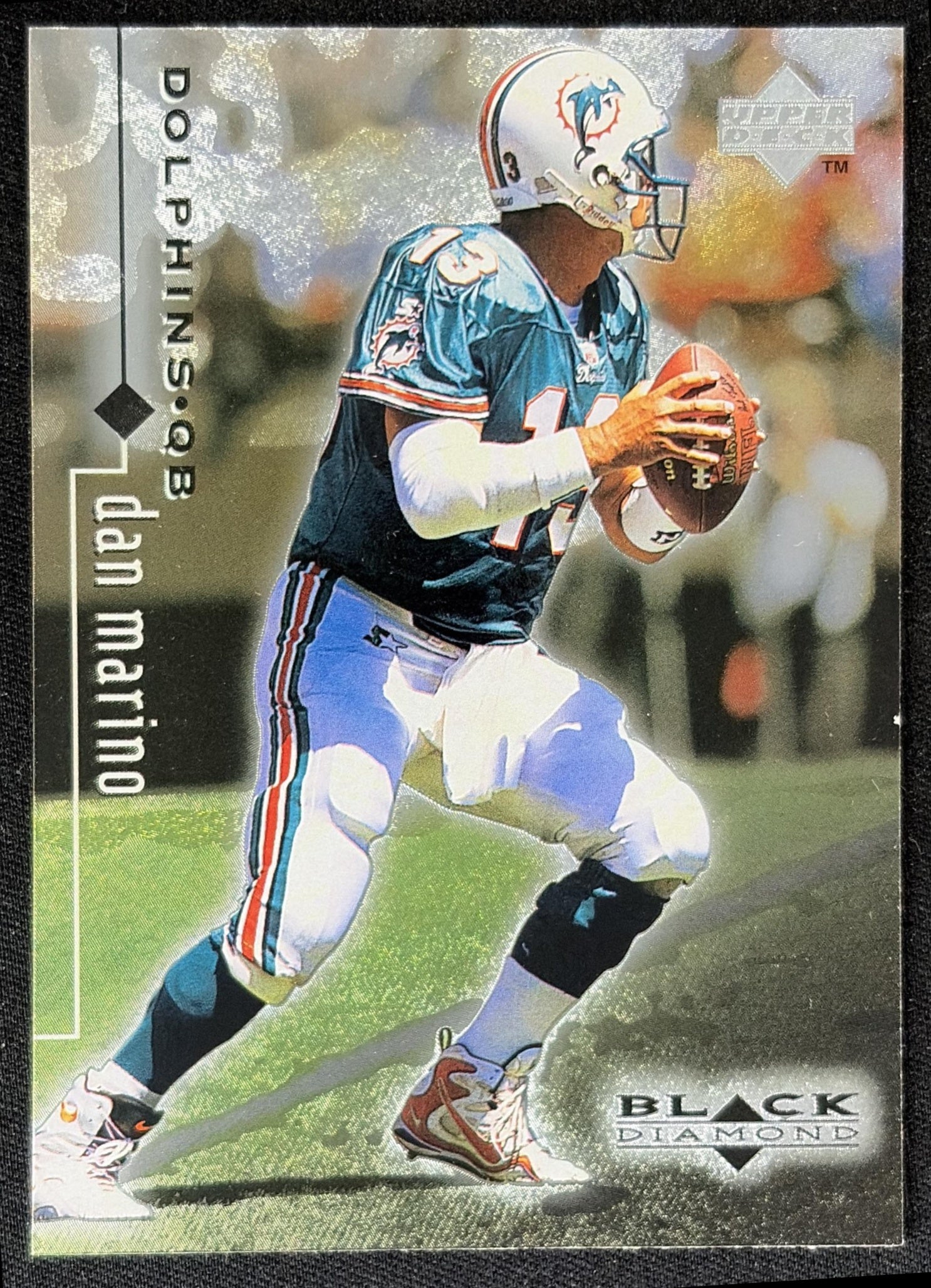 Dan Marino 1998 Upper Deck Black Diamond Rookie Edition Dolphins