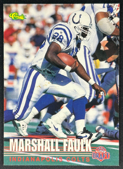 Marshall Faulk 1995 NFL Rookies Colts